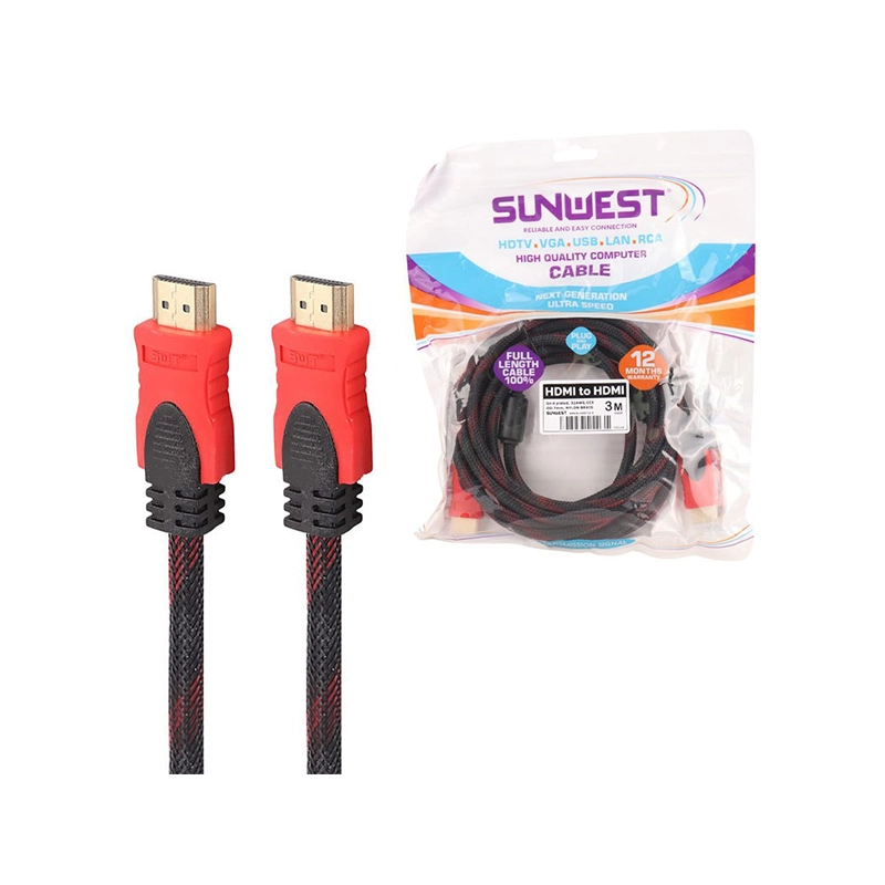 کابل HDMI پوست ماری سان وست Sunwest طول 3 متر