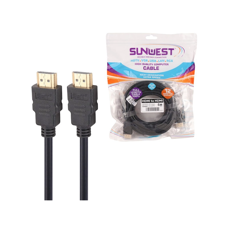 کابل HDMI سان وست Sunwest طول 5 متر