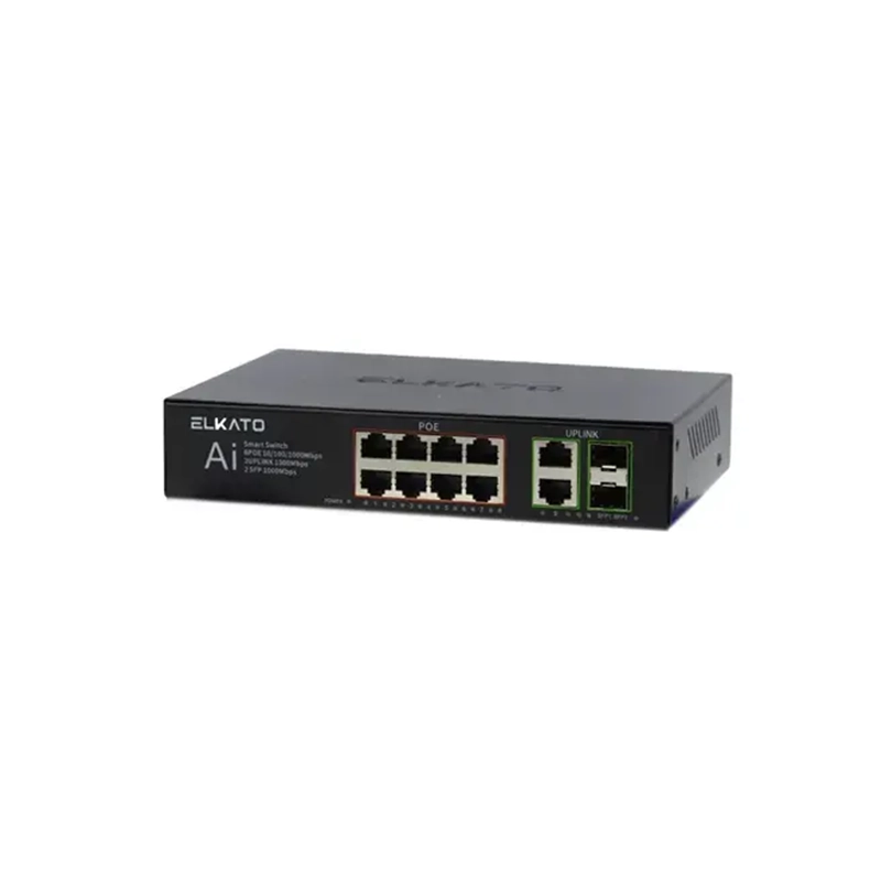 سوئیچ شبکه 8 پورت POE مدل EL-1SG0822GP-120W