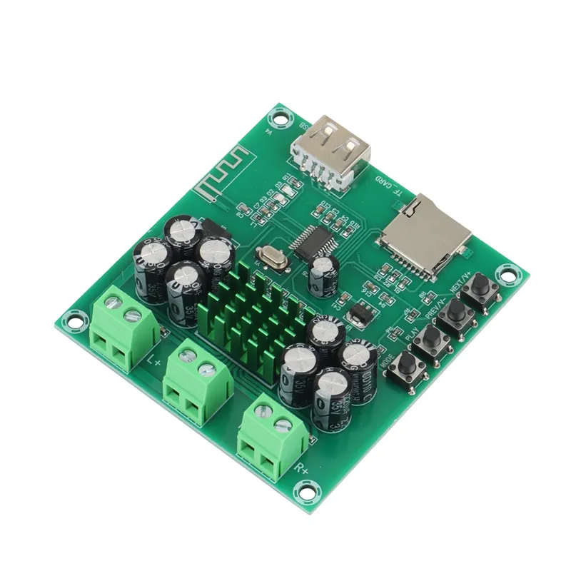 ماژول آمپلی فایر صوتی بلوتوث دار 2x50 وات مدل XH-M422 (برد سبز)