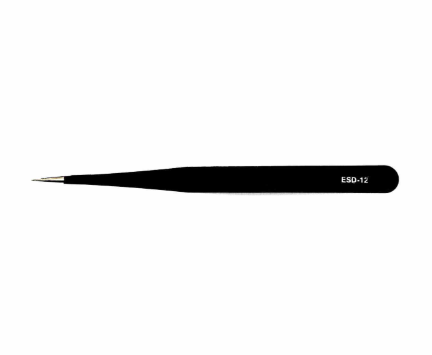پنس نوک تیز آنتی استاتیک کشسان ESD-12